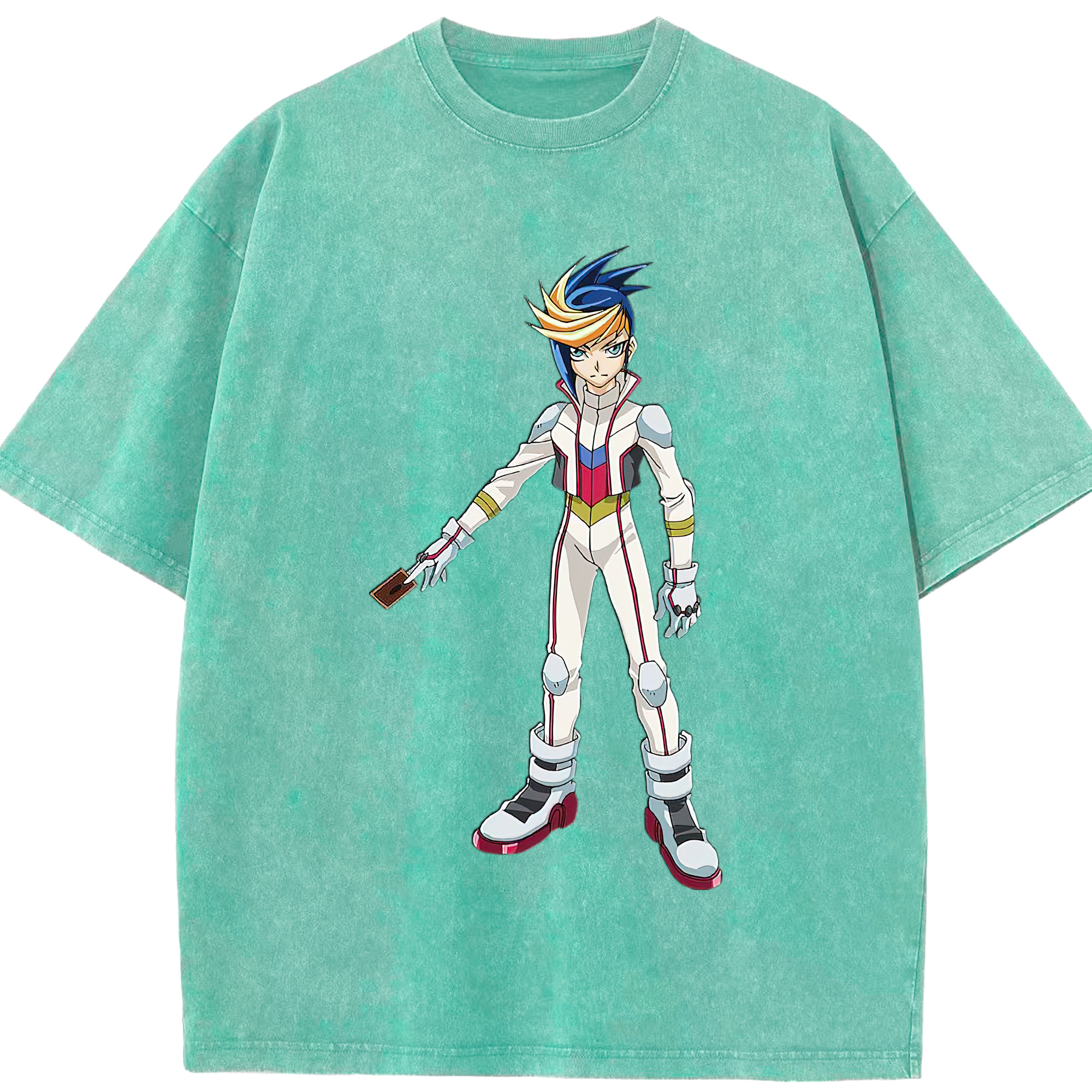 （画像用） 遊☆戯☆王 Yu-Gi-Oh! 綿100% ヴィンテージ風 半袖Tシャツ（フロントプリント）